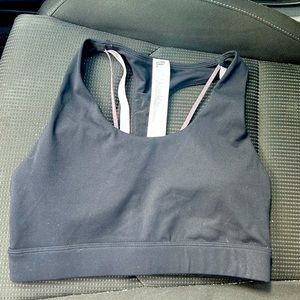 Fabletics Cross Sports Bra Black Size Small